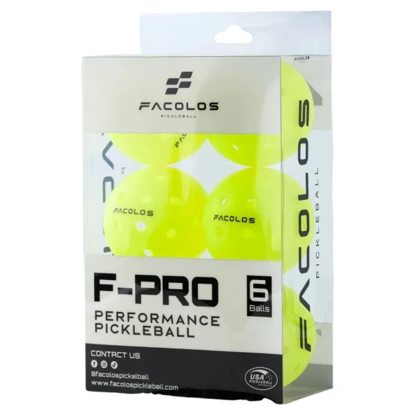 Bóng Pickleball Facolos F-Pro Performance Xanh (Hộp 6 quả) - Ảnh 2