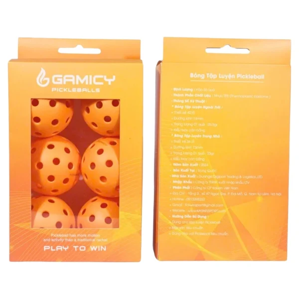 Bóng Pickleball Gamicy PG40L Outdoor (Hộp 6 quả) - Ảnh 3