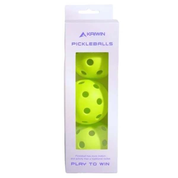 Bóng tập luyện Pickleball Kaiwin PK26L Indoor (hộp 3 quả) - Ảnh 3