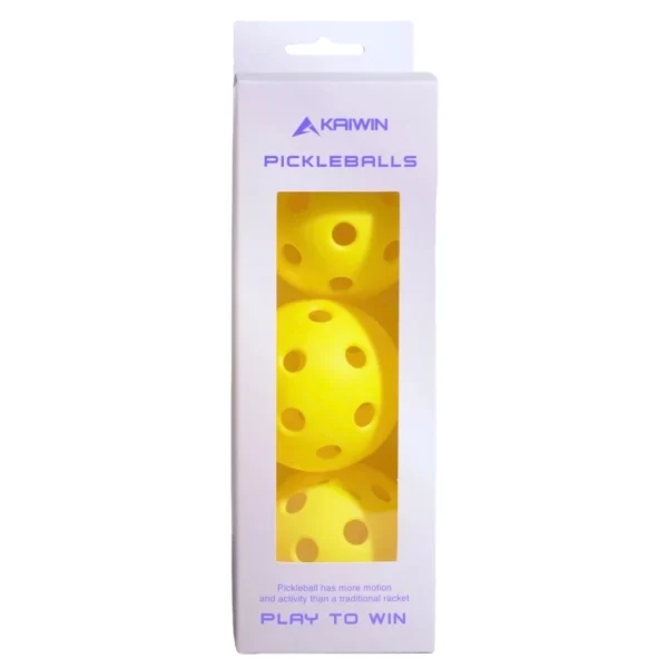 Bóng tập luyện Pickleball Kaiwin PK26L Indoor (hộp 3 quả) - Ảnh 4