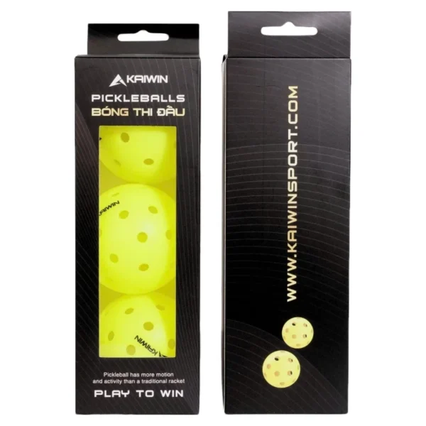Bóng thi đấu Pickleball Kaiwin KW40L (hộp 3 quả) - Ảnh 2