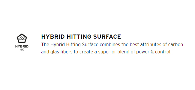 Công nghệ HYBRID HITTING SURFACE của Vợt PickleBall Head Gravity Tour Lite 2023 Chính Hãng