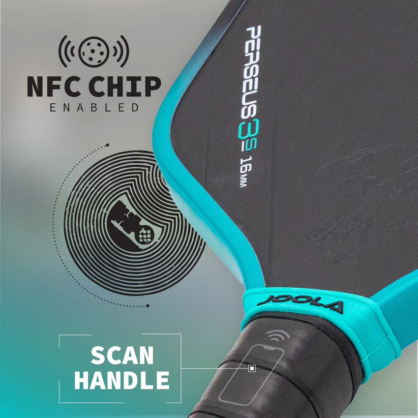 Công nghệ NFC Chip Accessible của Vợt Pickleball Joola Ben Johns Hyperion 3S 14mm