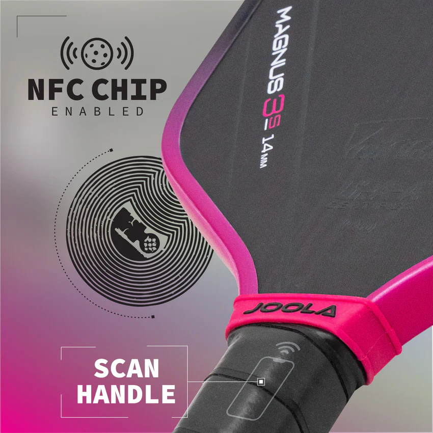 Công nghệ NFC CHIP ACCESIBLE trên Vợt Pickleball Joola Tyson Mcguffin Magnus 3S 16mm
