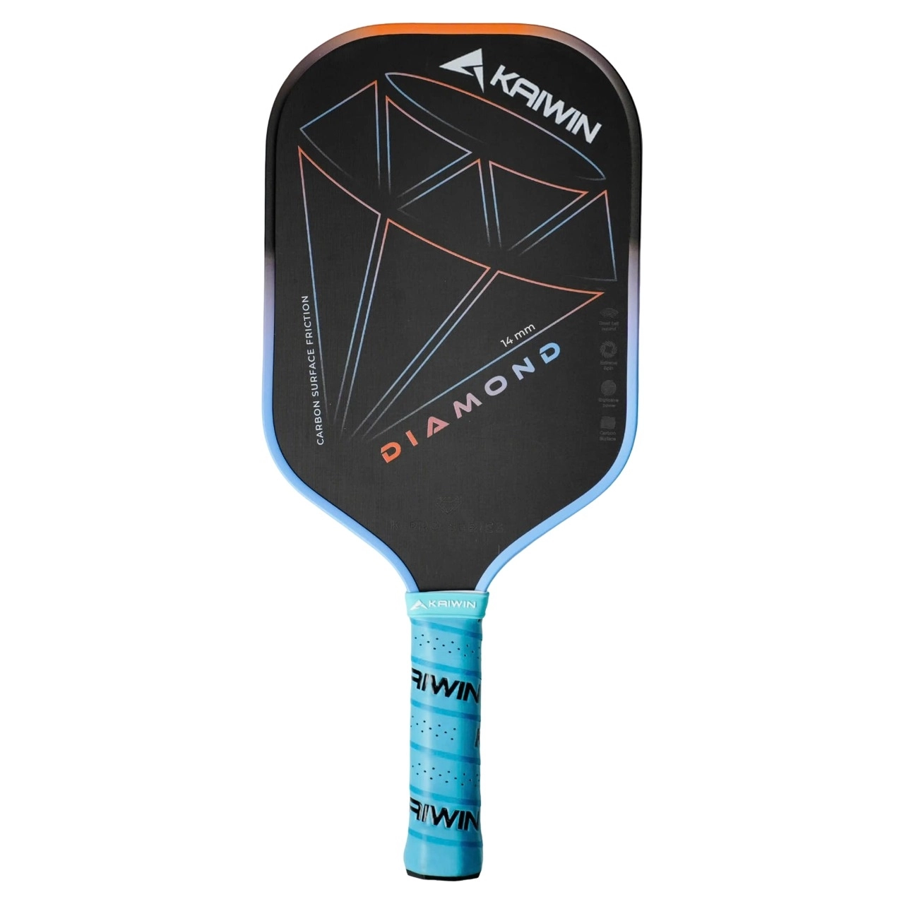 Vợt Pickleball Kaiwin Diamond 14mm - Cam