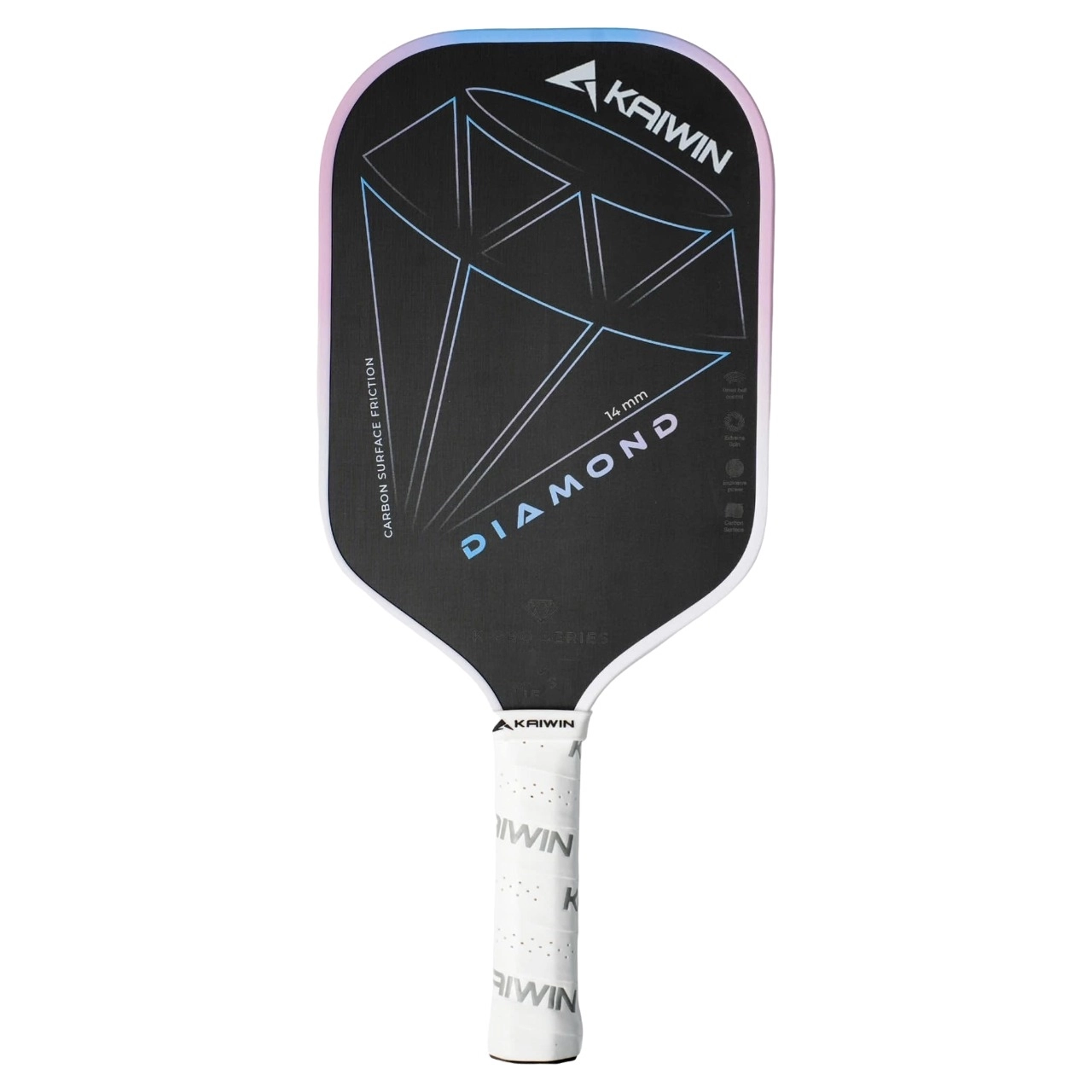 Vợt Pickleball Kaiwin Diamond 14mm - Hồng