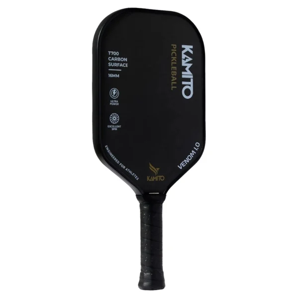 Vợt Pickleball Kamito Venom 1.1 KMVPK240840 - Đen chính hãng - Ảnh 3