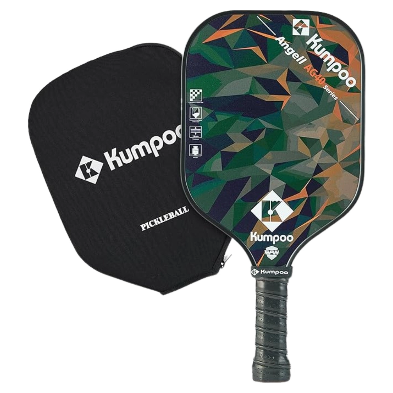 Vợt Pickleball Kumpoo Angell AG40 14mm - Cam
