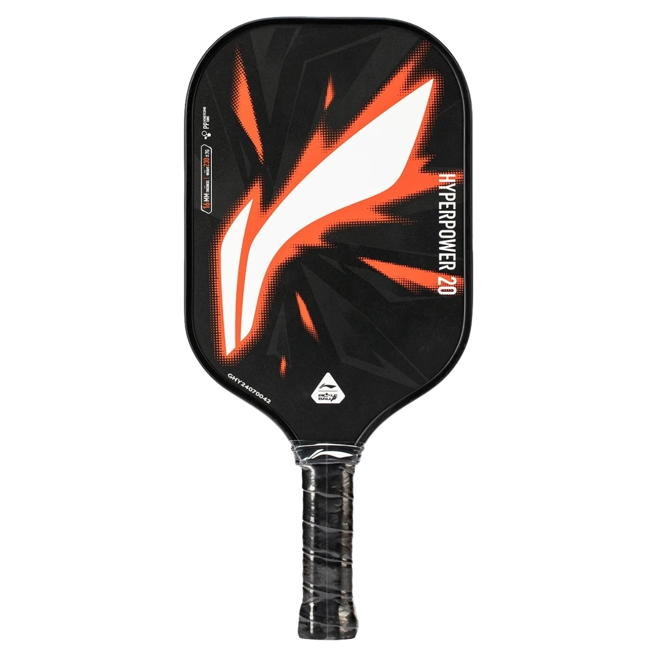 Vợt Pickleball Lining Hyperpower 20 Zircon 16mm - Đen (ACPV019-16)