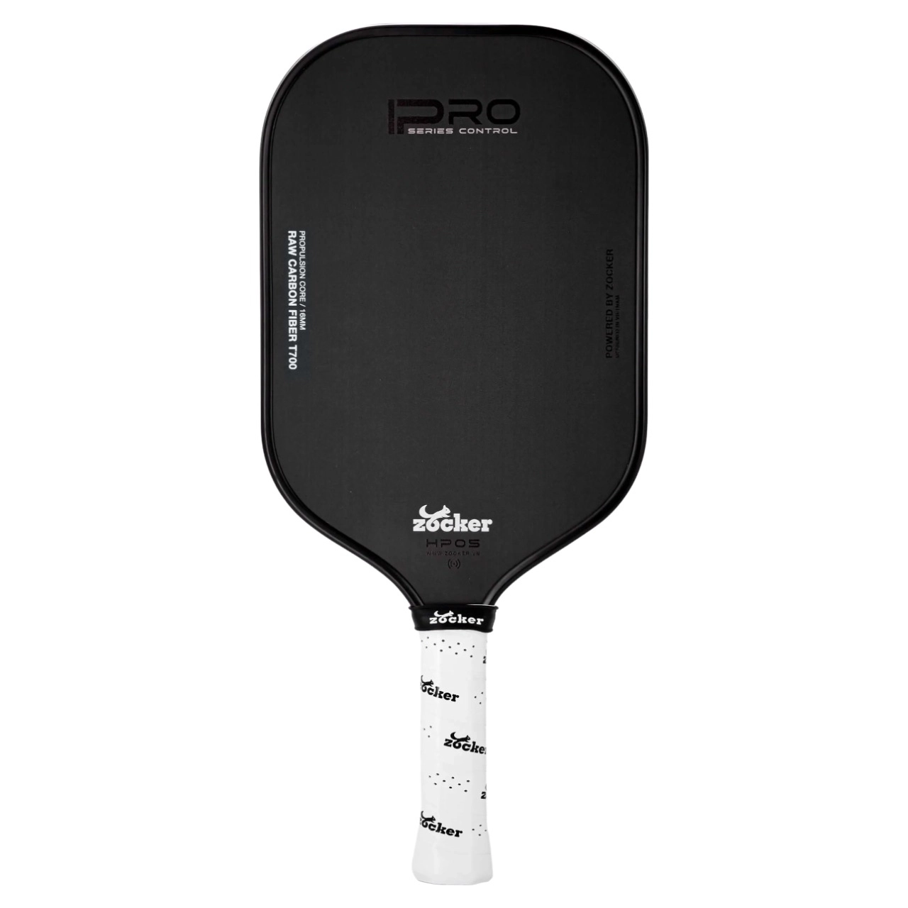Vợt Pickleball Zocker Happy HP05 16mm - Đen