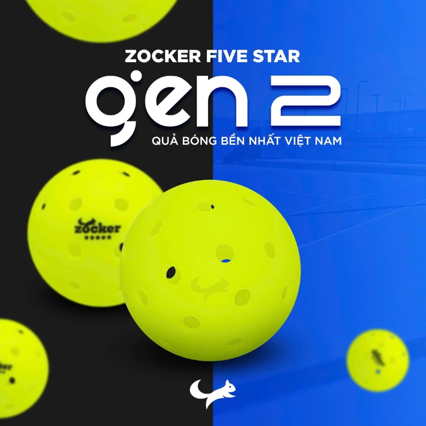 Bóng Pickleball Zocker Five Star Gen 2 - Ảnh 4